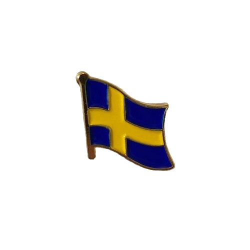 Pins med Svensk flag